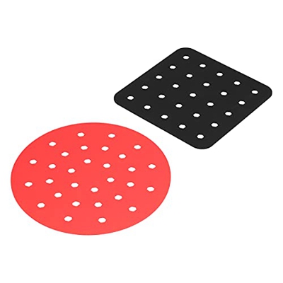 Revestimiento de freidora reutilizable, revestimientos de silicona reutilizables para freidora de aire, alfombrilla de cesta de freidora de silicona a