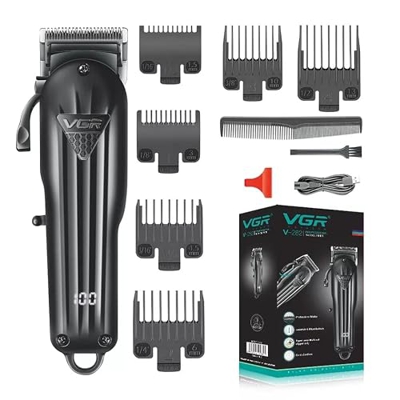 Recargable VGR profesional cortadora de pelo cortadora de pelo para los hombres afeitadora máquina de corte de pelo accesorios de peluquería corte Mac