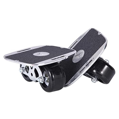 SYCARPET Placa de Deriva separada para Principiantes, Patines de Deriva de Carretera portátiles con Ruedas, Placa de Aluminio Antideslizante con Rueda