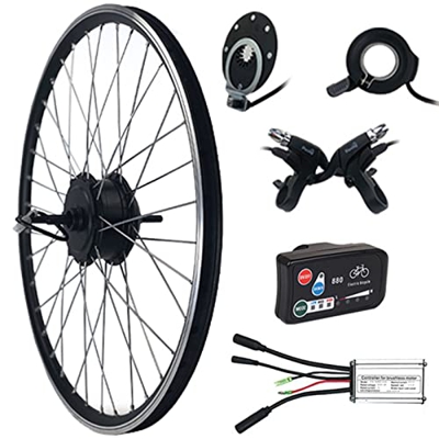 Kit de conversión de Bicicleta eléctrica de 36 V/48 V, 250 W, Kit de conversión de Bicicleta eléctrica, Rueda de Motor de Cubo sin escobillas giratori