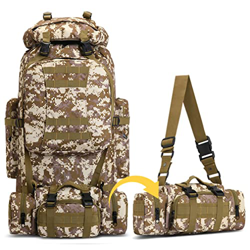 SPAHER 100L Mochila Táctica Militar Camuflaje Molle Assault Pack Mochilas de Marcha Ligero Impermeable Bolso de Viaje para Senderismo Acampada, Montañ precio