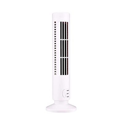 KDAWN Ventilador Sin Aspas USB Ventilador De Torre Vertical Aire Acondicionado Portátil Fan De Escritorio Mini Ventilador Sin Sentido For El Verano Br