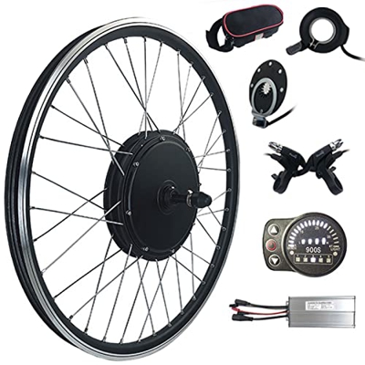 48V 1000W E-Bike Kit de conversión, 20/24/26/27.5/28/29/700C Kit de Bicicleta Rueda Trasera Kit de conversión de Motor de Bicicleta eléctrica con Pant