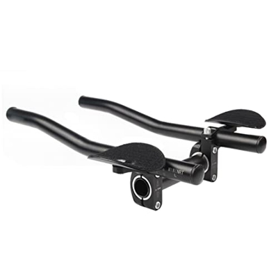 Loazyanc Manillar Barras Aero Descanso Bicicleta Manillar Bike Aluminio Arm Arma RESTA MANEJO Triatlón Aero Bicicletas Tri Bars Relajación Manarbar pa