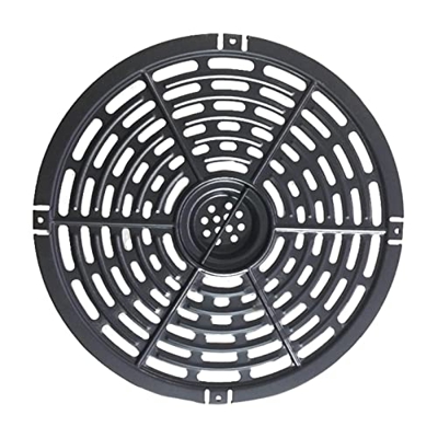 Sartén de repuesto para freidora de aire con asa, sartén redonda de metal para freidora de aire, piezas y accesorios para freidora de aire antiadheren