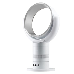 KDAWN Ventilador Sin Aspas Blue Silver Table/Suelo Ventilador sin Sentido eléctrico con Control Remoto Sin Ventilador de Cuchilla Brindando enfriamien en oferta