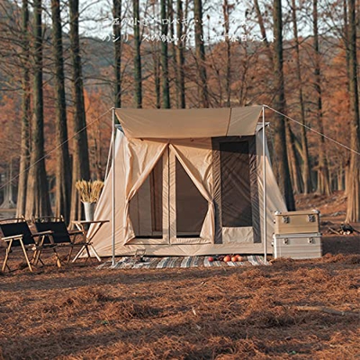 NICEYY Carpa para Acampar al Aire Libre, Carpa de algodón Grueso Resistente a la Lluvia y al Viento Carpa Grande para Varias Personas, Carpa de Lujo p