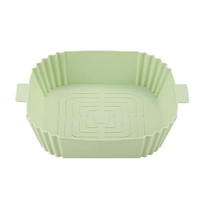 YIAGXIVG Forro cuadrado para freidora de aire antiadherente Cesta de silicona reutilizable Accesorios para freidora de aire Material de silicona 4 col