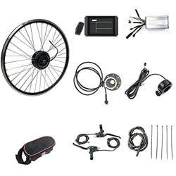 Bicicleta eléctrica 48V 1000W Rueda Trasera Motor de Engranaje sin escobillas Hub 20, 24, 26, 27.5, 28, 29er, 700C, con Pantalla KT-LCD8H, Kit de conv precio