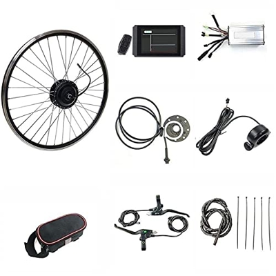 Bicicleta eléctrica 48V 1000W Rueda Trasera Motor de Engranaje sin escobillas Hub 20, 24, 26, 27.5, 28, 29er, 700C, con Pantalla KT-LCD8H, Kit de conv