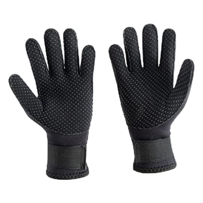 CurCKuad Guantes de Traje de Neopreno 0,3 cm Anti Slip Snorkel Snorkel de Snorkel a Mano Surf de natación 1pair XS Snorkel Negro Ropa de Mano