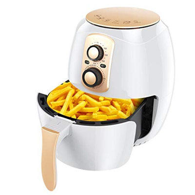 Jrechio Cabeza de vajilla Freidora Air Multifuncional Freidora eléctrica sin Aceite Hogar automática Gran Capacidad Smart Nuevo qujunji