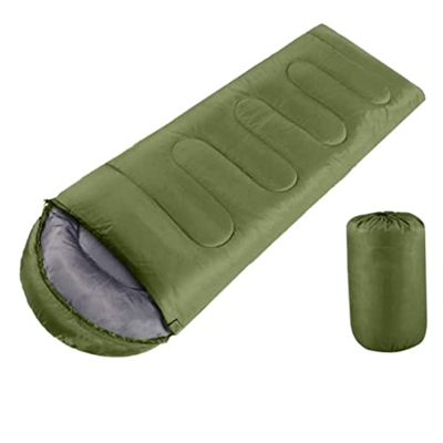 Heall Bacilínea de Dormir Impermeable Camping Showking sobre de Dormir para Adultos con capó Verde, Accesorios Deportivos