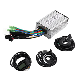 BuyWeek Kit de Controlador de Motor sin escobillas para Bicicleta eléctrica, 36V/48V 350W Bicicleta eléctrica KT 17A Controlador de Motor KT LCD4 Pane en oferta