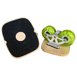 SYCARPET Tablero de Deriva a Nivel A de Alta Densidad de 7 Capas con Ruedas de PU Ligeras parpadeantes Monopatín Dividido Verde/Azul en oferta