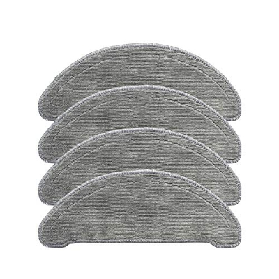 Junguluy 4 Piezas PañOs de Fregona Reemplazables, Juegos de Accesorios, Piezas para Robot Aspirador Eve