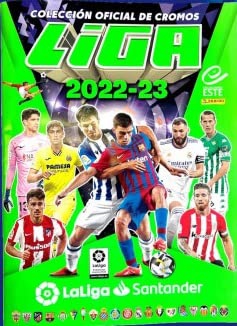 Panini Album Liga Este 2022 2023 + 50 Sobres (5 Sobres gratuitos y 45 Normales)