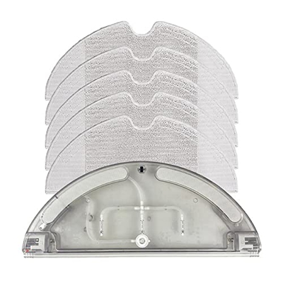 Bstepompre Almohadillas PañO de Fregona Tanque de Agua para Robot Aspirador F9, Accesorios con 5 PañOs de Fregona