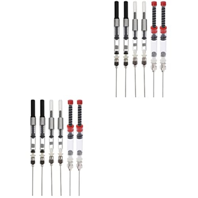 NUOBESTY 2 Uds. Dispositivo de Jeringa Absorbente Auxiliar de Tinta Bolígrafo de Estudiante Absorbente de Tinta Suministros de Papelería Tinta de Plum