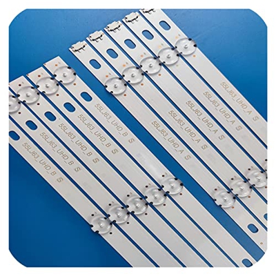KBREE LED Lámpara de Tira de retroiluminación 8 for LG 55TV Innotek 1 7y 55 Pulgadas B-Tipo SSC_55UJ630V 55UJ6300 55UJ63 55LJ63_UHD_B 55LJ55_FHD_A 55U
