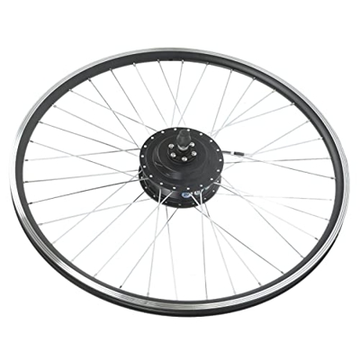 Uxsiya Kit de Conversión de Bicicleta Eléctrica de 500 W, Pantalla Impermeable, Disipación de Calor, Cubo de Aleación de Aluminio, Kit de Motor de Cub