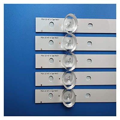 KBREE LED La Tira de retroiluminación es Adecuada for LG de 42 Pulgadas TV 42LN5400 42LN5300 42LN570S lnnotek Pola 2.0 42"A/B Tipo Rev0.1 T420hvn05.0
