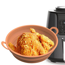 HONGFU Olla de Silicona para freidora de Aire | Revestimientos de freidora de Aire de Grado alimenticio de fácil Limpieza | Sartén para freidora de Ai características