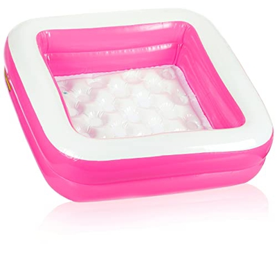 com-four® Piscina Infantil - Piscina Hinchable para bebés con Suelo Blando para niños pequeños de 1 a 3 años - pediluvio, Nevera para Bebidas, Piscina