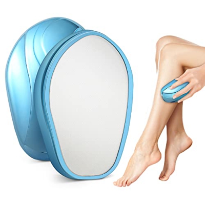 Crystal Hair Eraser Nano, Herramienta de depilación sin dolor para hombres y mujeres Reutilizable Magic Crystal Hair Remover Stone para el cuerpo Pier