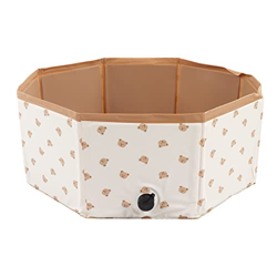 Asixxsix Piscina Plegable para Bebés, 31.5x11.6 Pulgadas, Pequeña Piscina Portátil para Niños, Piscinas de PVC, Tina de Baño Plegable Ligera para Bebé precio