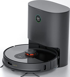 Robot Aspirador Aspirador Robot Recolección de Polvo Soporte Google Assistant Alexa App Control Mop Cleaner Smart Home Electrodomésticos (Color : Blac características