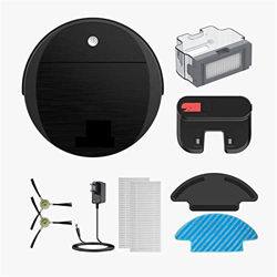 Aspirador Robot Aspirador Robot pequeño 2 en 1 y trapeador 2200Pa Succión Fuerte Autocarga Delgada para alfombras de Pelo de Mascotas Pisos Duros Elec en oferta
