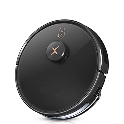 Aspirador Robot Aspirador Robot Lidar, Navegación y mapeo láser, Succión 6000Pa, Limpieza de reanudación de Punto de interrupción, Control de aplicaci