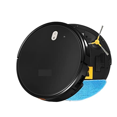 Aspirador Robot Aspirador Robot 6000pa 5200 MAh Carga automática Regular para Barrer y trapear Electrodomésticos Inteligentes (Color : Black, Plug Typ