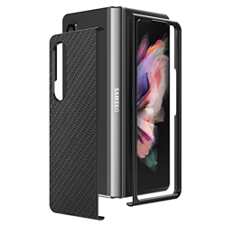 Compatible con Samsung Galaxy Z Fold 3 Flip Split Dos en uno Todo Incluido PC Material Mobile Phone Case (Negro) en oferta