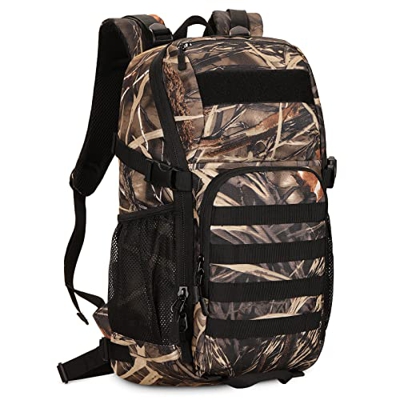 30L Mochila Militar Táctica,Mochila de Trekking Mochila de Asalto Molle Macutos de Senderismo Mochila de Combate para Excursionismo Camping Pesca Caza