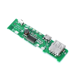 USB 5V 2A Banco de energía de teléfonos móviles Cargador Tarjeta de Circuito Impreso Módulo de Placa Compatible con batería 18650 en oferta