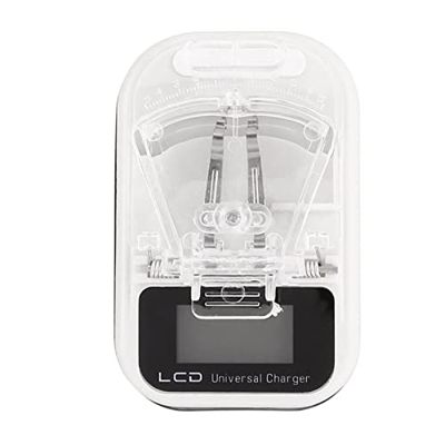 Viajamiento del Cargador de la batería USB Carga de Pared con LCD Mostrar Compatible con cámara móvil de la cámara del teléfono Celular Compatible con