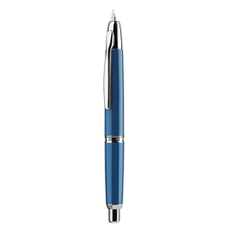 Majohn - Pluma estilográfica (tamaño A1, retráctil, punta extrafina, metal, color azul, con caja (con versión de clip) en oferta