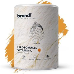 Vitamina C liposomal, alta dosis, natural y sin aditivos, vitamina C 1000 mg para personas activas y conscientes del cuerpo de brandl®, cápsulas lipos características