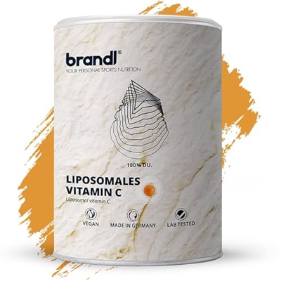 Vitamina C liposomal, alta dosis, natural y sin aditivos, vitamina C 1000 mg para personas activas y conscientes del cuerpo de brandl®, cápsulas lipos