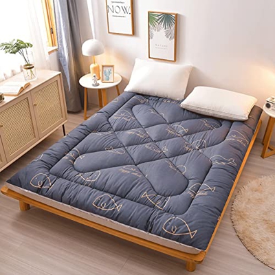 LFDZSW Colchón De Futón De Piso Japonés Tatami Plegable Colchones Minimalistas Enrollables para Dormir Cojín De Colchón para Acampar Shiki Futon (Colo