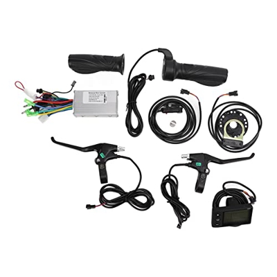 BuyWeek - Controlador de Motor sin escobillas para Bicicleta eléctrica, 350 W, Controlador sin escobillas para Bicicleta eléctrica, Kit de medidor de 