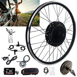 Niczu 500W 1000W 1500W Hub Motor Kit de Conversión de Bicicleta Eléctrica, 20 24 26 27.5 28 29 Pulgadas 700C Rueda Delantera de Tracción Delantera, pa en oferta