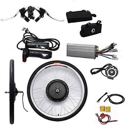 FYLZW Kit De Conversión De Rueda Trasera De Bicicleta Eléctrica De 28 Pulgadas Kit De Conversión De Cubo De Motor Kit De Conversión De Motor Trasero D