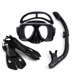 Gafas de Buceo Traje de esnórquel Equipo de deportes al aire libre for adultos Aletas de natación profesionales gratis Gafas de buceo Conjunto de tres precio
