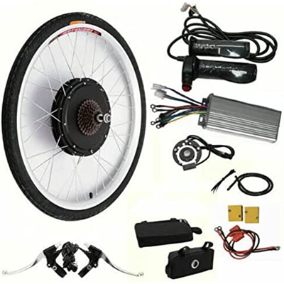 FYLZW Kit De Conversión De Bicicleta Electrónica De 26"48 V 1000 W, Kit De Conversión De Motor De Bicicleta Eléctrica De Rueda Trasera, con Pantalla L