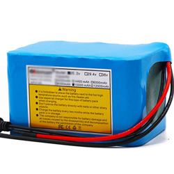 Paquete de batería de litio de 24V 10Ah batería de iones de litio de bicicleta eléctrica con BMS, para cosechadora de altavoz de silla de ruedas 24V,1 características