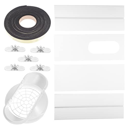 Housoutil Kit de Ventilación de Ventana de CA Portátil con Una Plana Kit de Ventana Deslizante para Acondicionadores de Aire Portátiles Sello de Venta precio