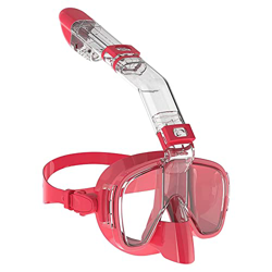 LINGLOUZAN Máscara de buceo plegable con sistema de punta seca y soporte para cámara, equipo profesional antivaho de snorkel precio